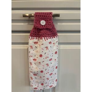 Crochet Top Kitchen Towel- Small animals